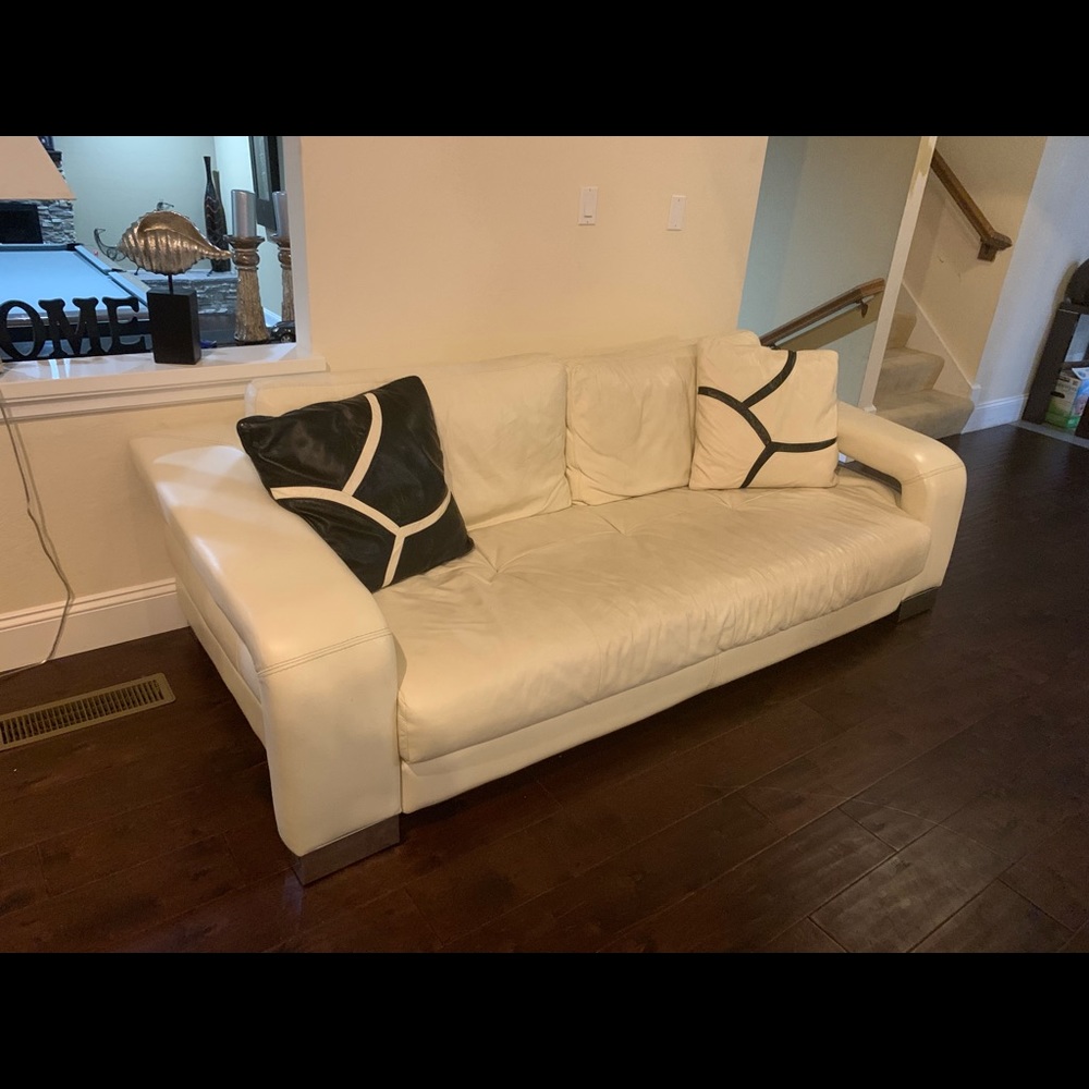 Leather sofa